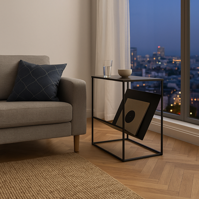 Porta Vinilos Revista SIMPLE │ Metal BLACK