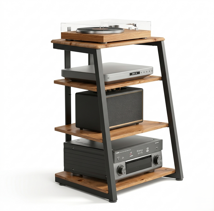 Mueble Vinilos Aukan repisas — Kallfu.cl