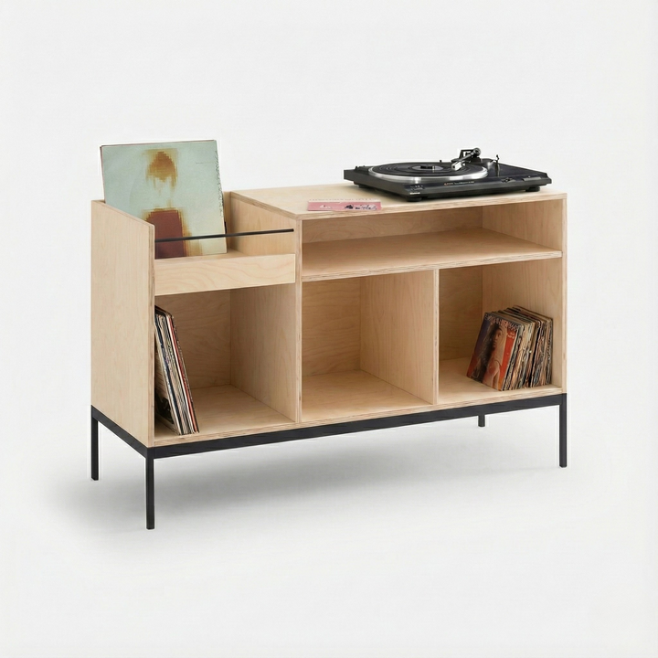 Mueble Vinilos 115 COMPO ABEDUL — Kallfu.cl