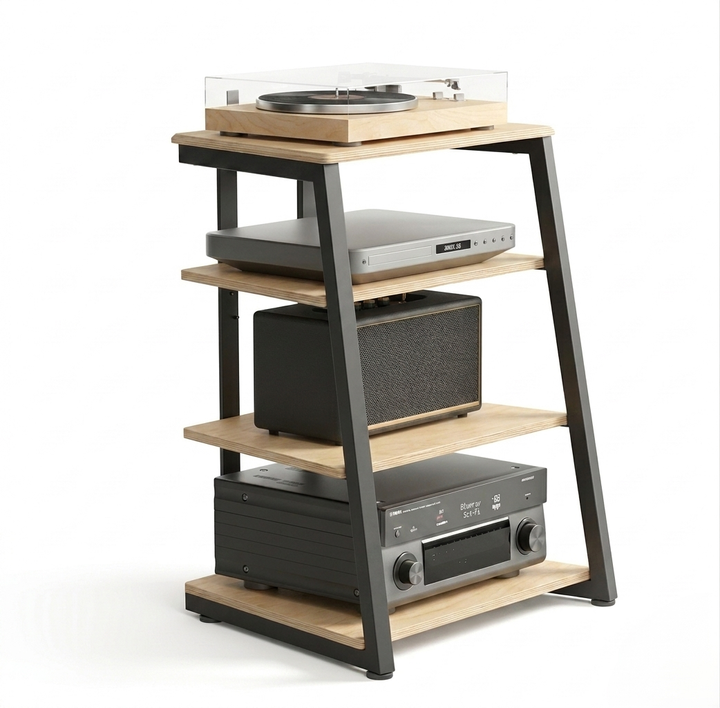 Mueble Vinilos Aukan repisas — Kallfu.cl