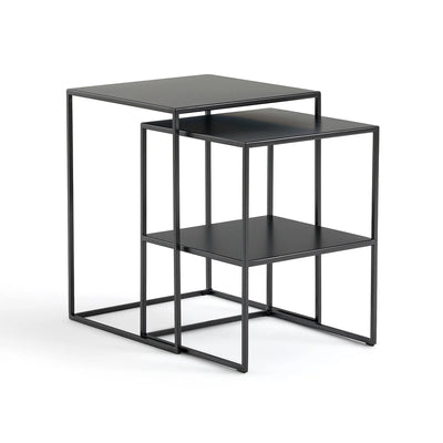 Mesa lateral nido 40 Metal BLACK