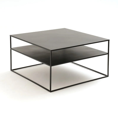 Mesa de centro doble metal BLACK
