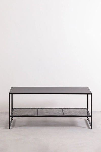 Mesa de centro rejilla 100 Metal BLACK