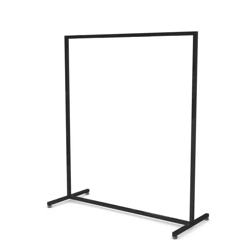 Perchero recto 120 retail metal black
