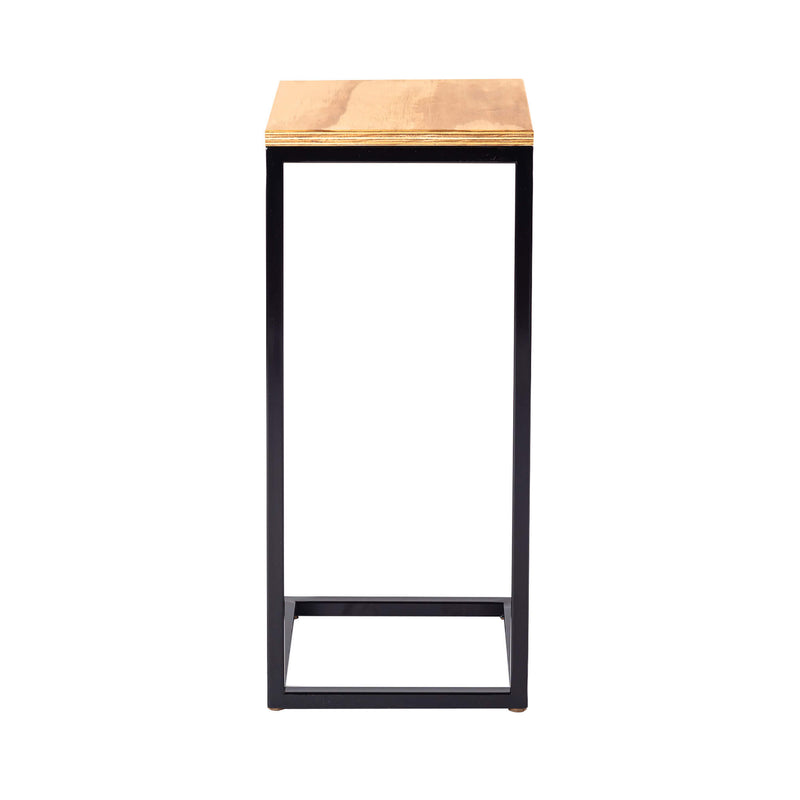 Mueble mesa auxiliar con diseño industrial