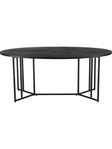 Mesa de comedor 180 Ovalada Abedul BLACK — Kallfu.cl