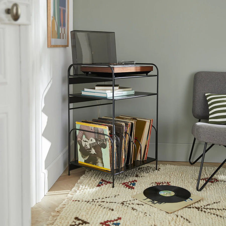 Mueble para vinilos 52 METAL BLACK — Kallfu.cl