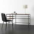 Escritorio 2 Repisas Rectangular Toffee Negro — Kallfu.cl