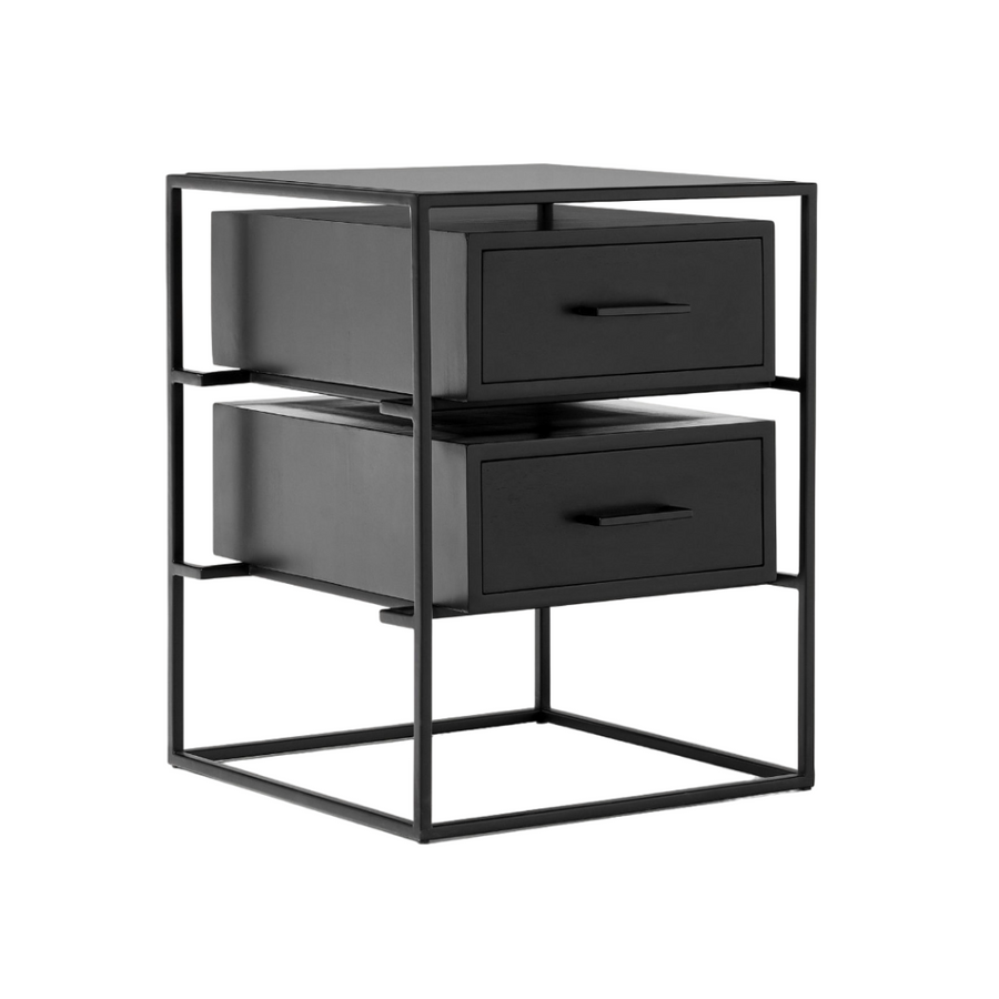 Velador Industrial ABEDUL LUXE BLACK — Kallfu.cl
