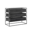 Gabinete 3 cajones | ABEDUL BLACK