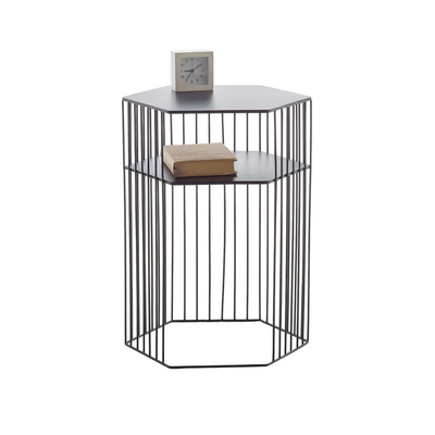 Mesa Lateral Sechs | VARA METAL BLACK