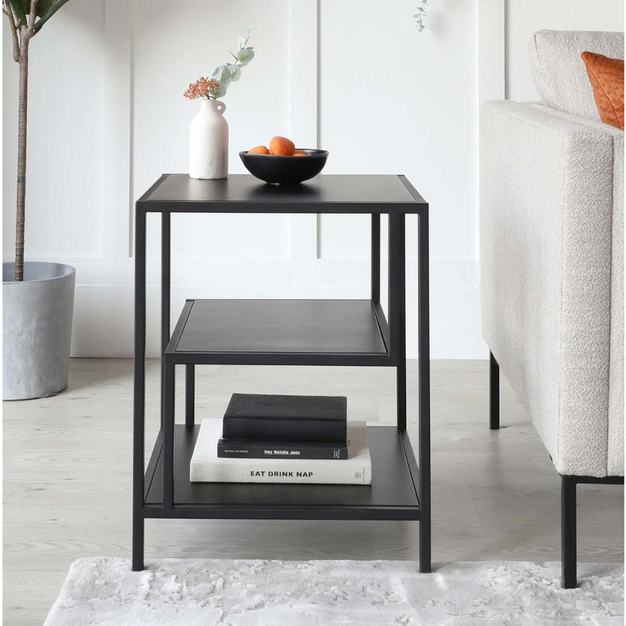 Mesa lateral Séparé METAL BLACK — Kallfu.cl