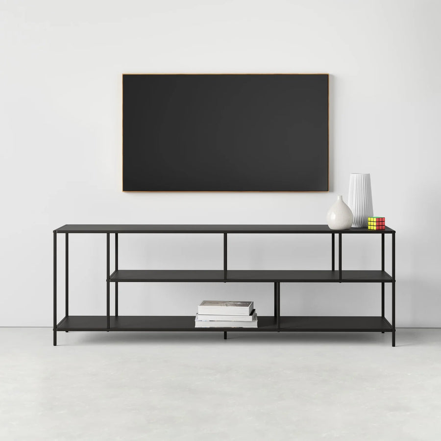Rack Tv Lett 180 Metal BLACK — Kallfu.cl