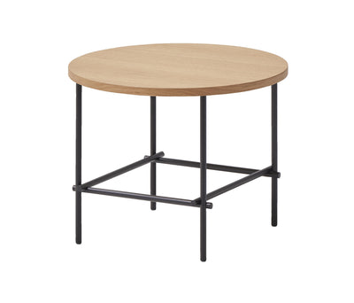 Mesa Lateral Circular TUBULAIRE | MIMA Negro