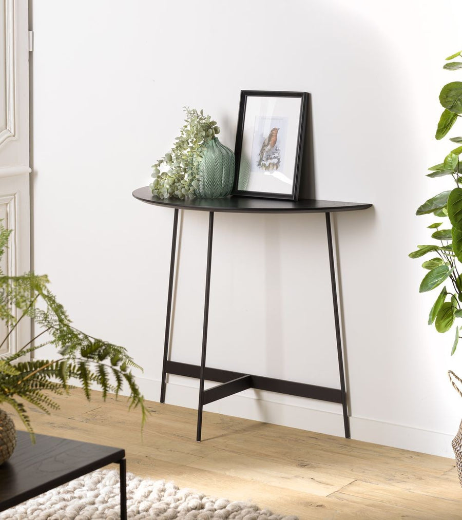 Arrimo Curve Base Cruzada | Abedul Black