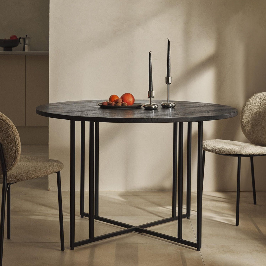 Mesa de comedor 120 Abedul BLACK — Kallfu.cl