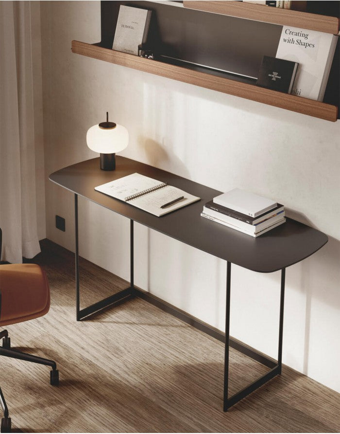 Escritorio Ovalado Metal Black — Kallfu.cl