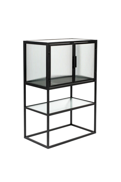 Gabinete Scanalato Doble Nivel Glass Metal