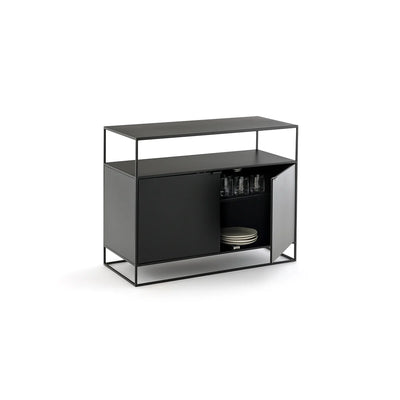 Gabinete simple con puertas | METAL BLACK