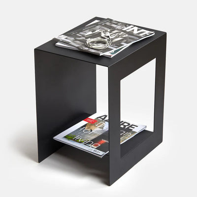 Mesa lateral Quadrat | METAL BLACK