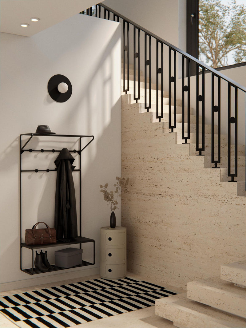 Perchero Moderno Percheros Verticales De Pared Perchero Pared