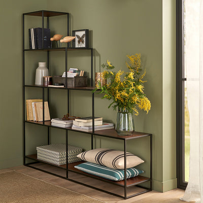 Estanteria escalonada | TOFFEE NEGRO