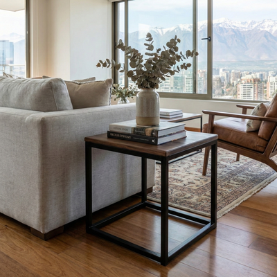 Mesa Lateral CUBO 40 Toffee