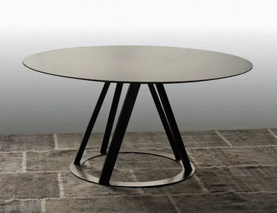 Mesa comedor redonda 100 metal black