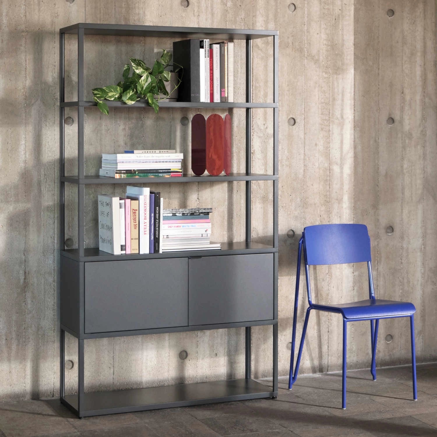 Estantería organizadora 180 Metal Black