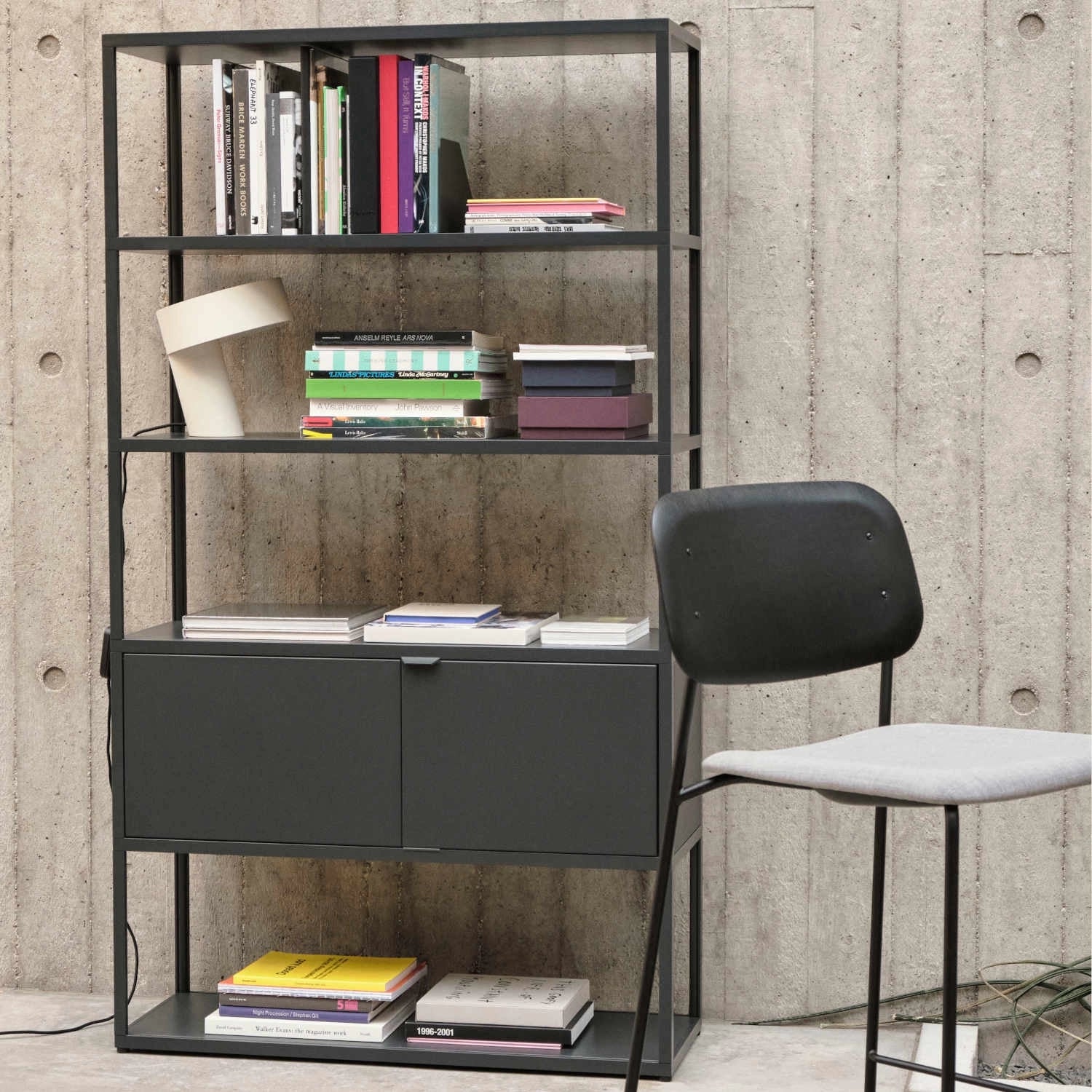 Estantería organizadora 180 Metal Black