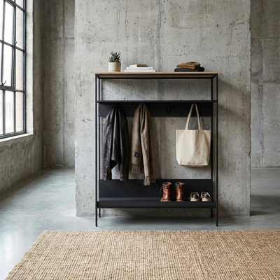 Arrimo 60 con ganchos y repisas | Mima