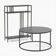 COMBO: Arrimo Romani + Mesa de centro circualr metal — Kallfu.cl