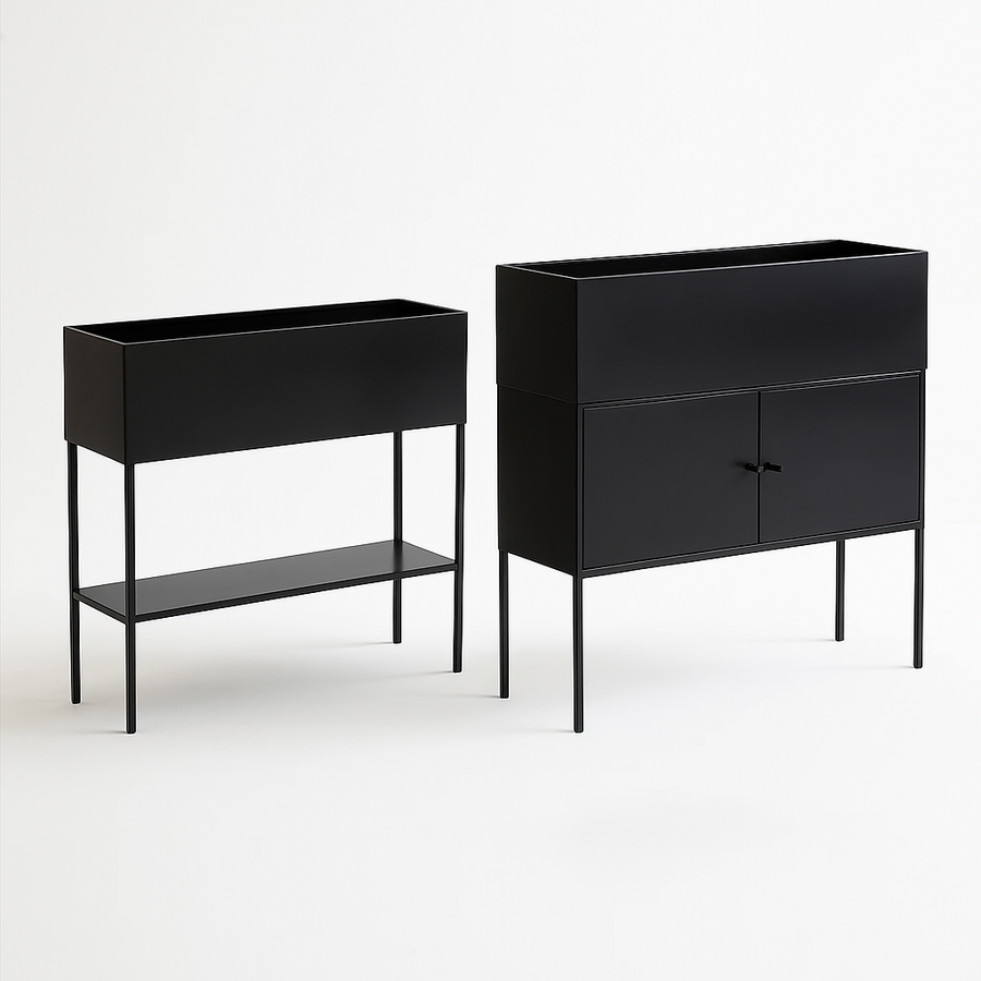 COMBO: Arrimo Macetero 90 + Arrimo de plantas 90 con puerta — Kallfu.cl