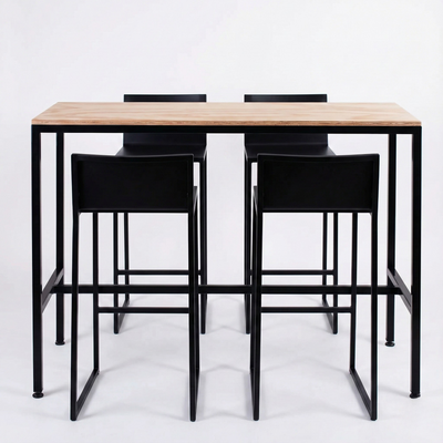 COMBO: Mesa Bar MIMA + Taburete 910 Vara — Kallfu.cl