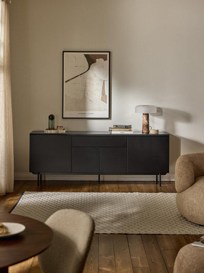 Aparador 180 Minimal Black Elegance