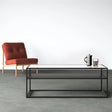 Mesa de Centro Melín 110 Metal Glass — Kallfu.cl