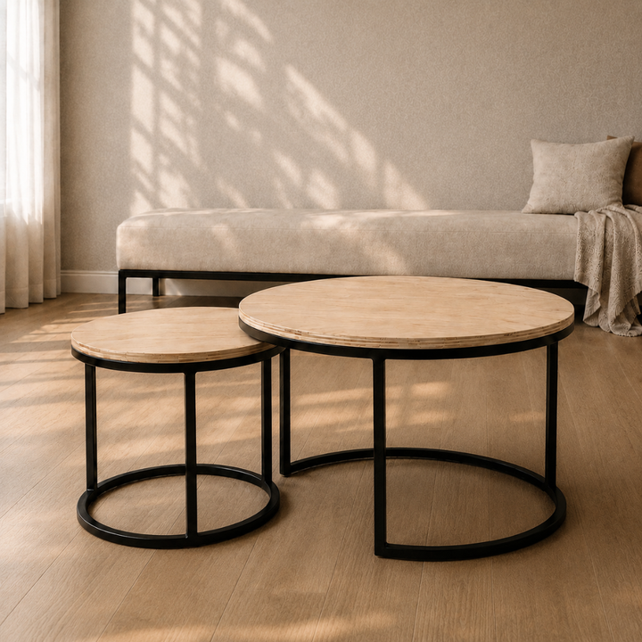 Mesa de centro circular Nido — Kallfu.cl