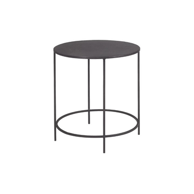 Mesa Lateral Circular | METAL BLACK