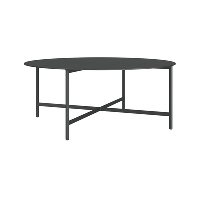 Mesa de Centro Circular X | METAL BLACK