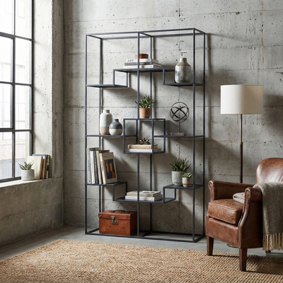 Estantería CUBO 100 Metal Black