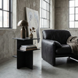 Mesa lateral Square ABEDUL BLACK — Kallfu.cl