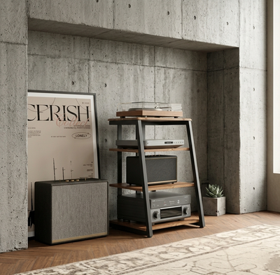 Mueble Vinilos Aukan repisas TOFFEE — Kallfu.cl