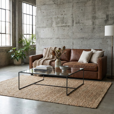 Mesa de centro 100 Glass negro — Kallfu.cl