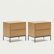 COMBO: 2 Velador Croiss Roble — Kallfu.cl