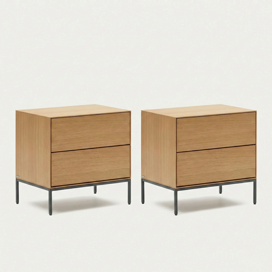 COMBO: 2 Velador Croiss Roble — Kallfu.cl