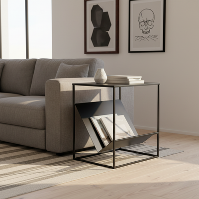 Porta Vinilos Revista SIMPLE │ Metal BLACK