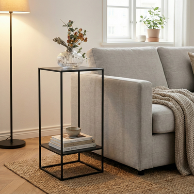 Mesa altar doble METAL Black  — Kallfu.cl