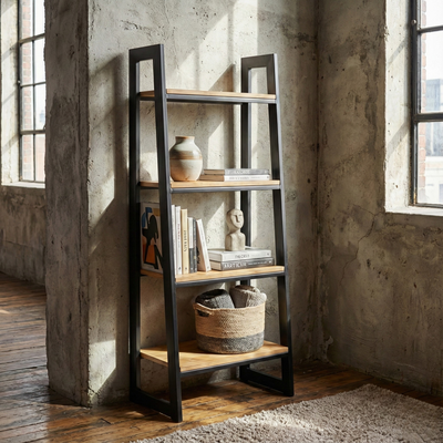 Librero Escalera MIMA Negro — Kallfu.cl