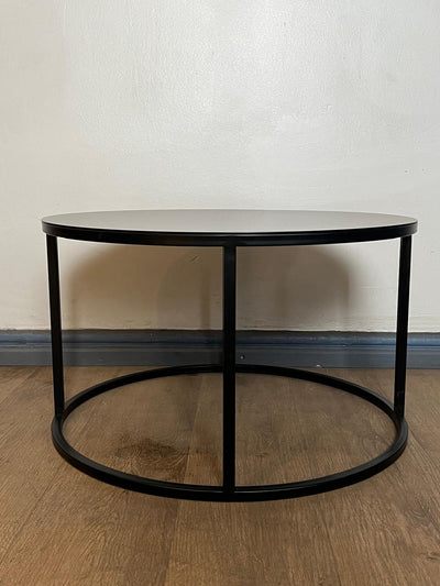 Mesa de centro circular 60 cm | METAL BLACK | OUTLET