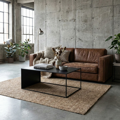 Mesa de centro 2 paredes Metal